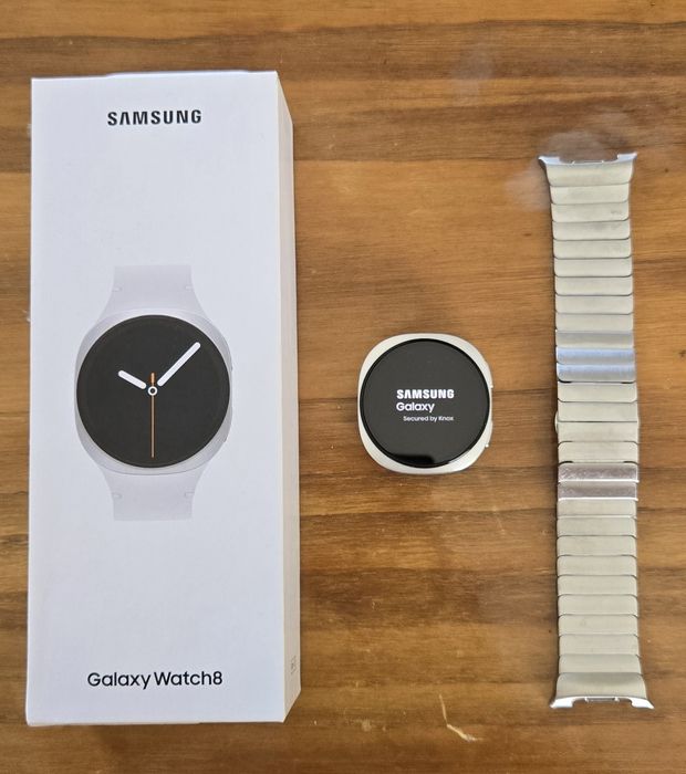 Samsung Galaxy Watch 8 LTE 40mm e Acessórios - Dentro da Garantia