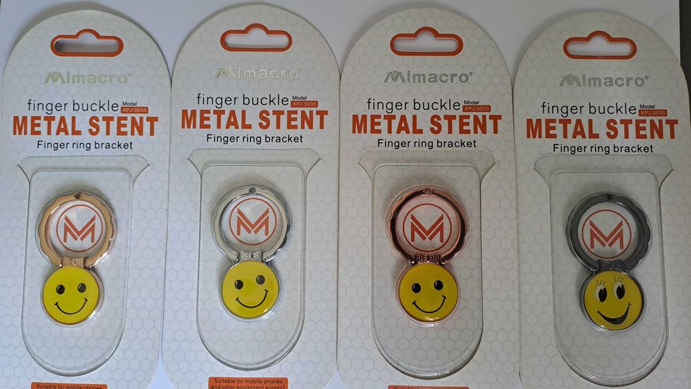 4 Suportes de anel para telemóveis