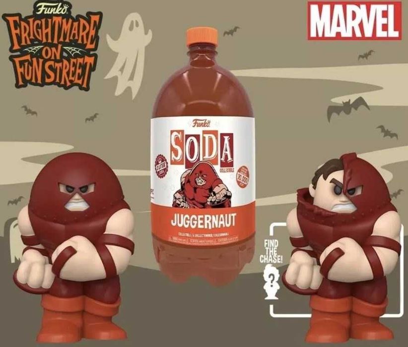 UNIKAT Funko Vinyl SODA JUGGERNAUT Marvel X-Men 3 Liter 3 LITRY