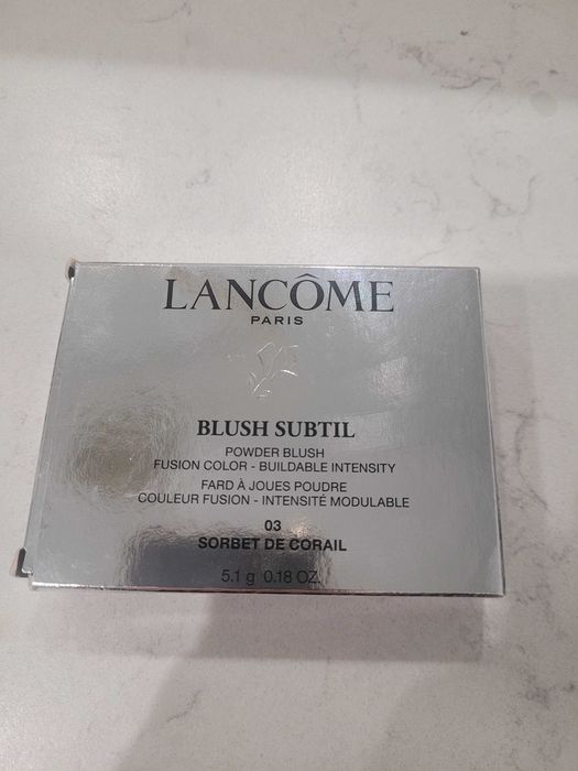 Róż do policzków Lancome blush subtil kolor 03 sorbet de corail