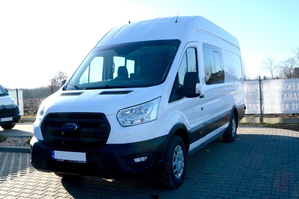 Ford Transit  Ford Transit MK8 L4 H2 2021 FV23% Klima Doka 6-osobowy GWARANCJA