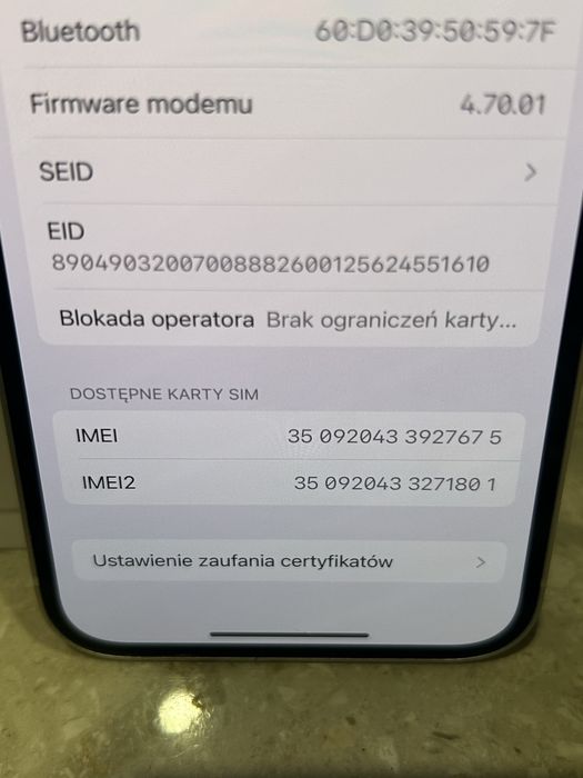 Iphone 13 128GB 100% kondycjii baterii