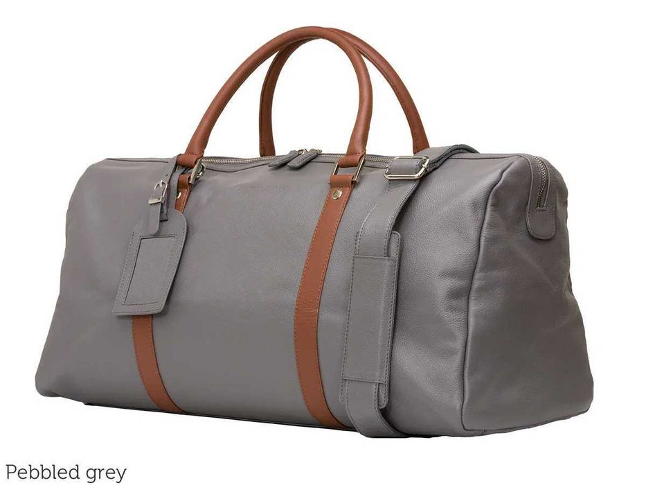 Torba skórzana dbramante1928 Kastrup 2 Weekender Bag - Pebbled Grey