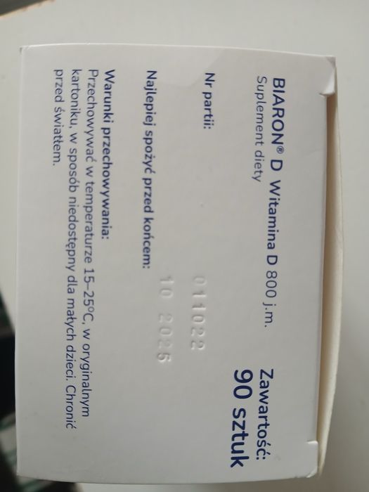 Biaron D, witamina D 800 j.m., 90 kapsułek twist-off