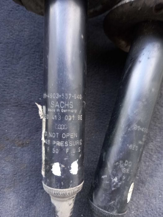 Amortyzatory sprężyny przód Audi A4 B6 2.5 tdi SACHS kpl