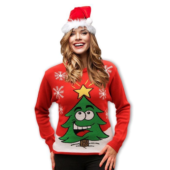 Sweter Świąteczny Choinka, rozmiar XS