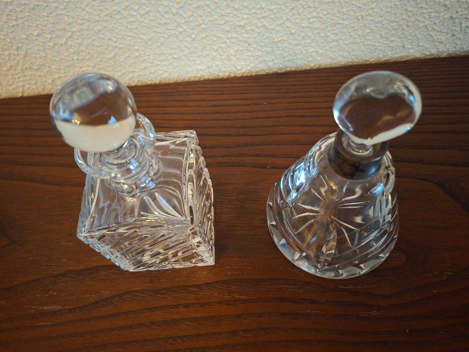 Frascos para perfume em cristal da Marinha Grande - Collectible perfume bottles