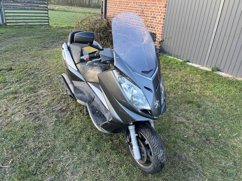 Peugeot Satelis 500 dużo części czasza osłony silnik linka wydech lagi