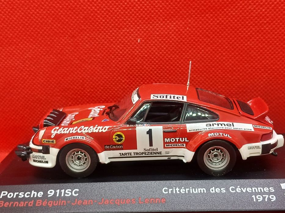 Miniaturas 1:43 Porsche de Ralies  novos, 9 diferentes
