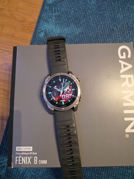 Garmin Fenix 8 51 mm tytan  Kruk