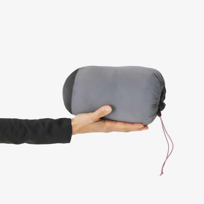 Casaco de penas de Trekking na montanha com capuz MT500 -10°C Mulher