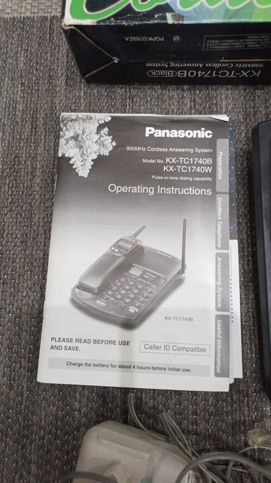 Telefon stacjonarny  bezprzewodowy Panosonic kx-tc1740b
