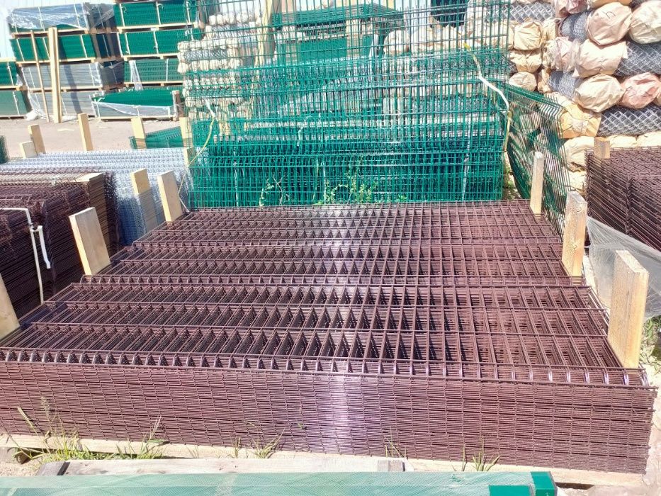 Секционный забор , 3д забор, металлический с сварной сетки оц.+ппл.