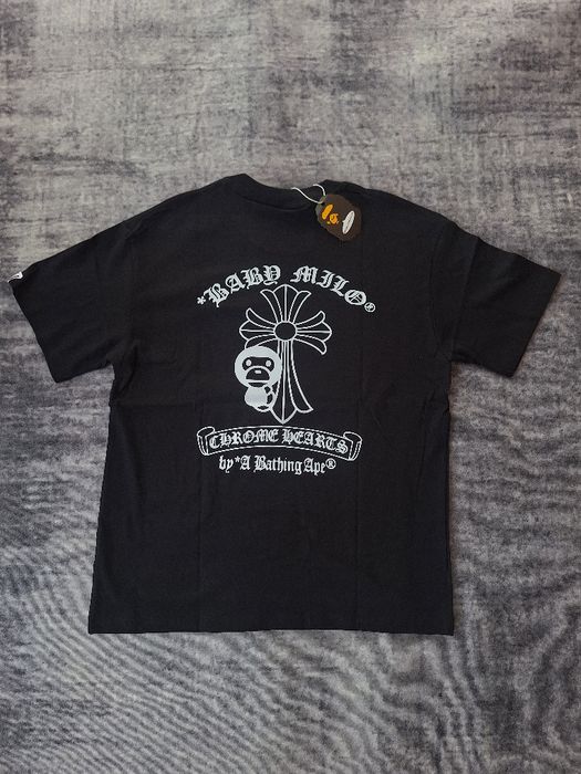 Футболка Bape x Chrome Hearts/ хром хардс/ хром хердс /Марсело бурлон / палмангелс/ палм ангелс/тигер /шорти / spreyground/ спрейграунда/ бейп /