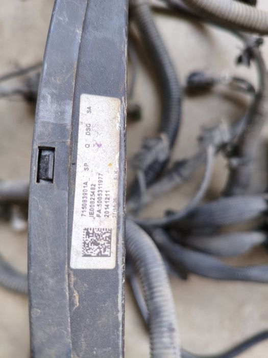 Opel Corsa E 1.4 A14XER Wiązka instalacja elektryczna silnika 3 kostki sterownika