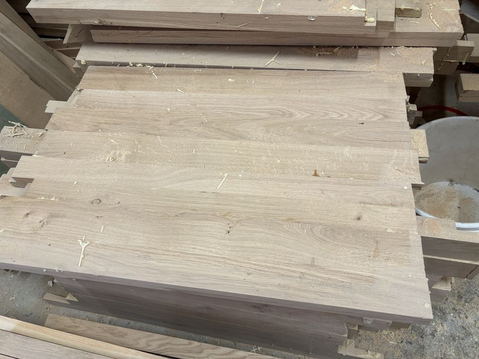 Dąb rustikal blaty stolik schody