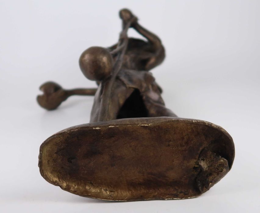 Escultura em bronze - Mendigo do Norte de África - 32 cm