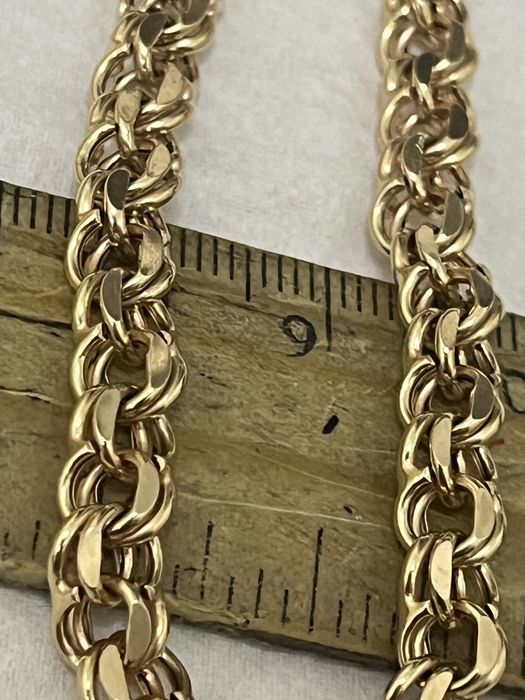 Золотая цепочка бисмарк 585 и ладанка