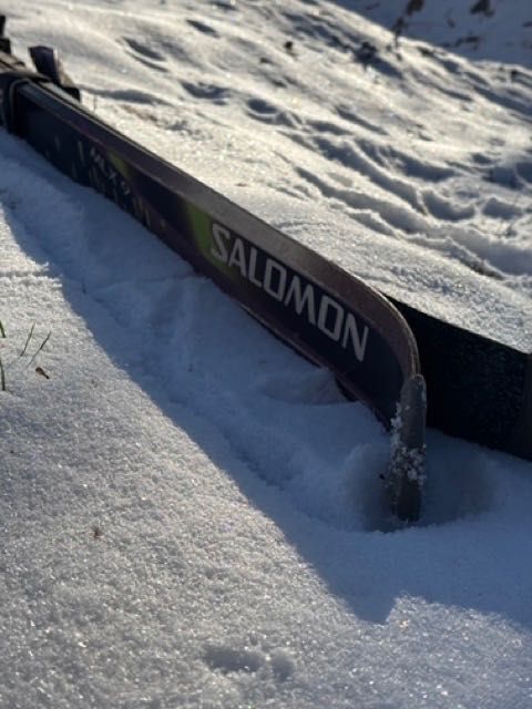 Narty zjazdowe Salomon MLX 9 + wiązania Salomon, uniseks, stan bdb