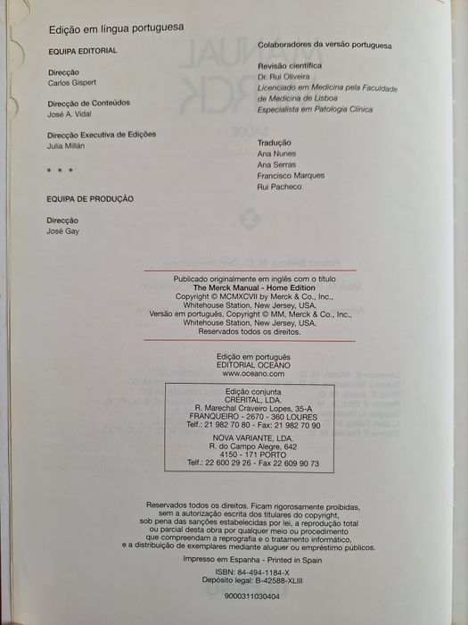 Manual Merck: Saúde para a família