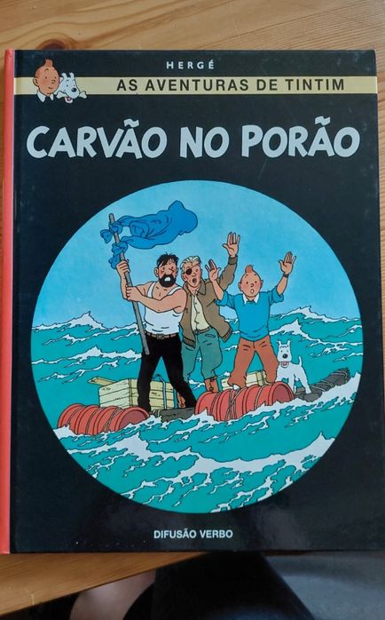 Livro As Aventuras de Tintim - Carvão no Porão - Hergé