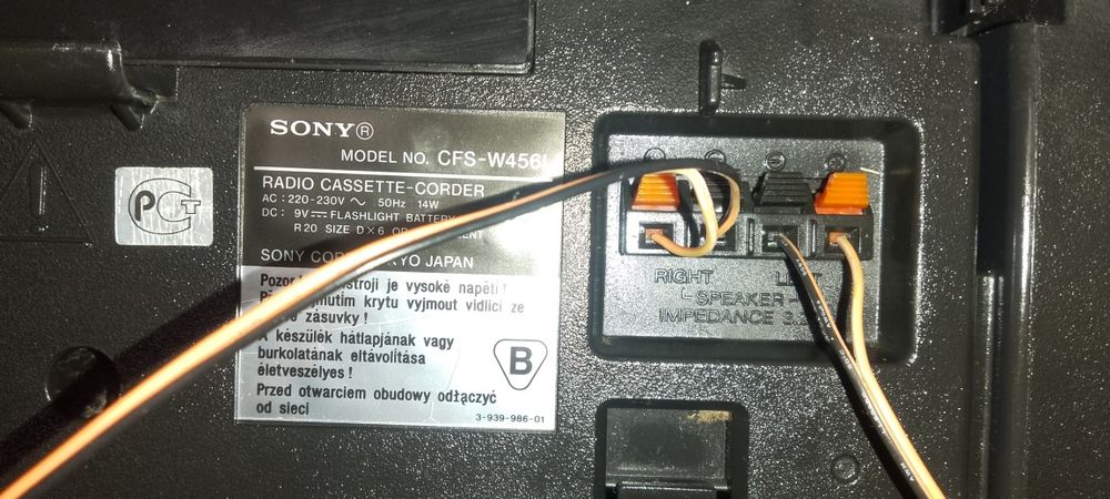 Radiomagnetofon Sony CFS-W456L