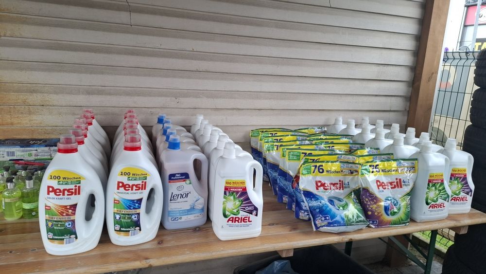 PERSIL Ariel Lenor żel do prania I płukania oraz kapsułki chemia