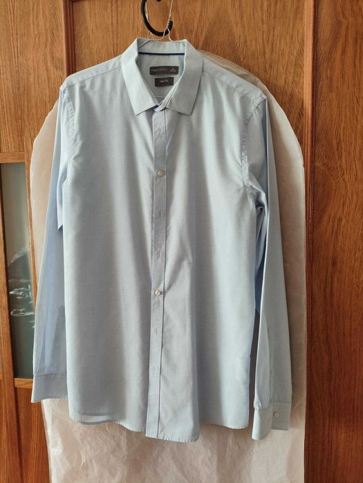 Camisa Social Angelo Litrico (C&A) M - Azul