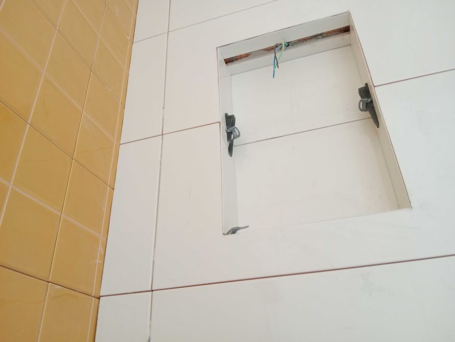 Ladrilhadores ,equipa de quatro ladrilhador