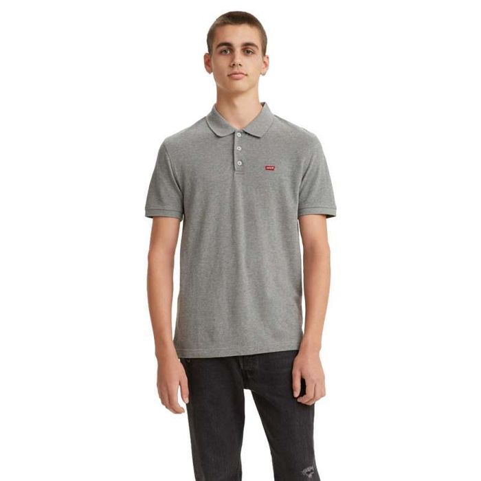 Levi's męski t-shirt szary polo bawełniany z logo xxl 17aa