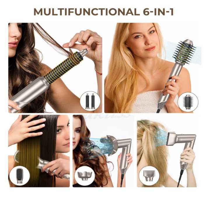 Zestaw Do Stylizacji Włosów 6w1 WT-631 HOT AIR STYLER