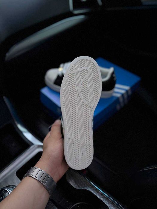 Adidas Superstar Black White жіночі кеди кросівки Адідас суперстар НАЛОЖКА