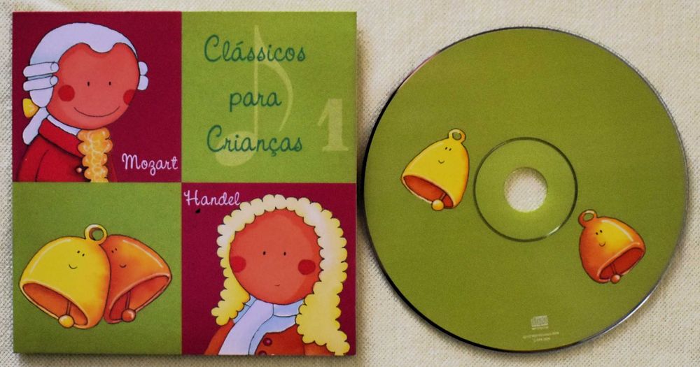 CD "Clássicos para Crianças" - Mozart, Handel, Dall'Abaco, etc. (novo)