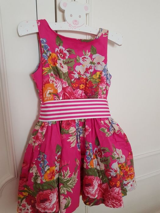 Vestido estampado Rosa_ Polo Ralp Lauren (original)