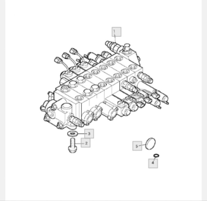 John Deere 3220 control valve rozdzielacz blok hydrauliczny Bucher