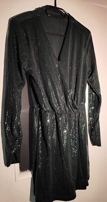 Reserved kombinezon zielony rozm.S Studniówka, Sylwester