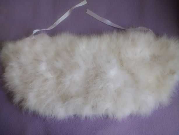 Накидка лебединий пух пелерина шубка