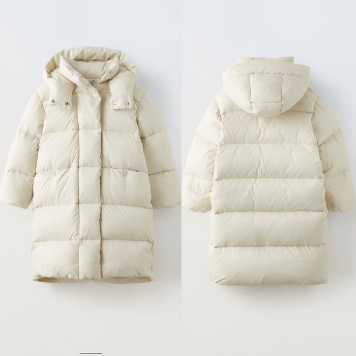 Нове зимове пальто Zara на дівчинку 11-12,13-14р,152,164см,пуховик