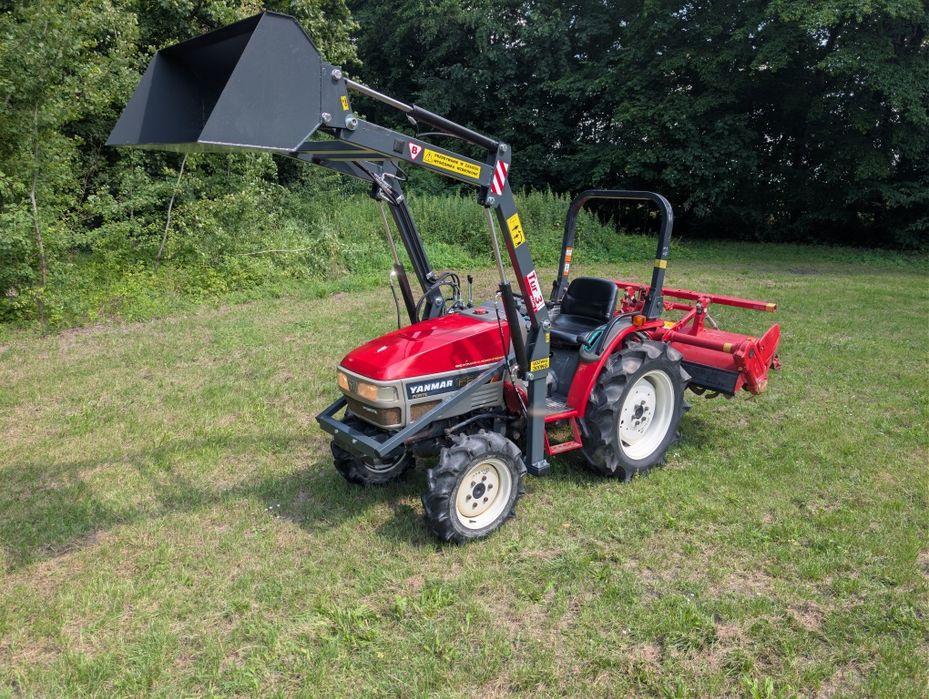 Traktorek YANMAR F230 23KM Rewers 4X4 Kubota ISEKI Mitsubishi TUR Ładowacz czołowy