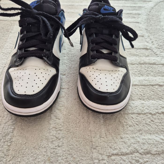 Sneakersy buty, adidasy Nike Dunk Low rozm 38 / 24cm czarne niebieskie