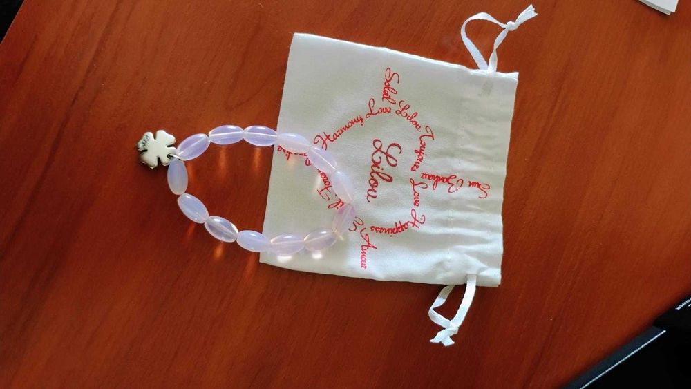 Bransoletka "Lilou' ze srebrną zawieszką