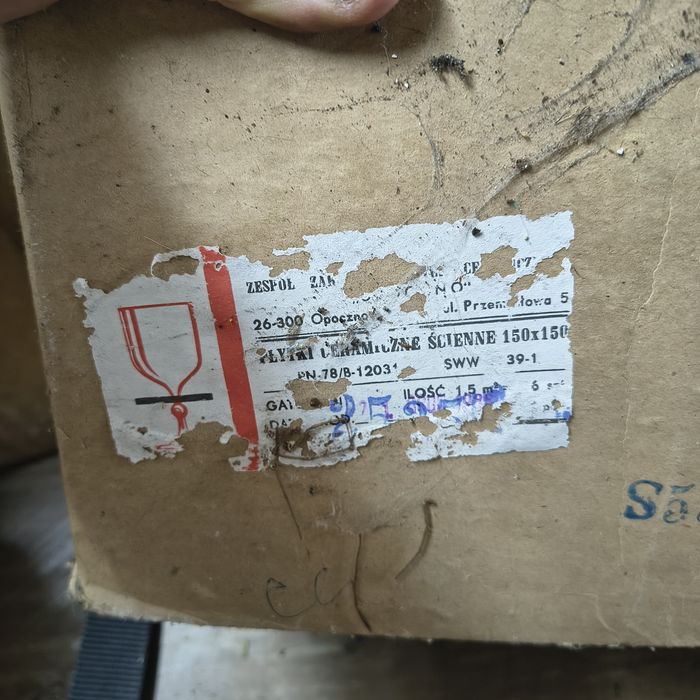 Płytki PRL Opoczno nie używane w oryginalnym opakowaniu