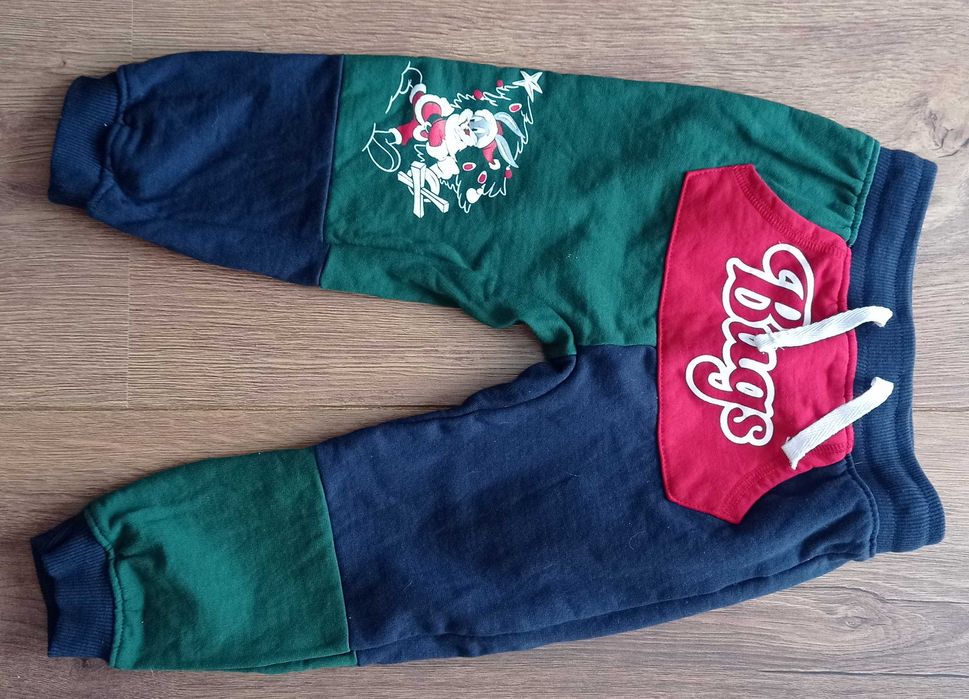 Nowe Świąteczne spodnie 98