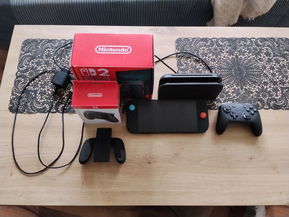 Nintendo Switch 2 + Pro Controller | Jak NOWA | Gwarancja Amazon | Komplet