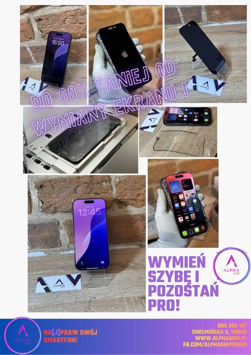 Serwis iPhone Samsung Toruń – szybki, oryginalne części, NAJpraw TOP!