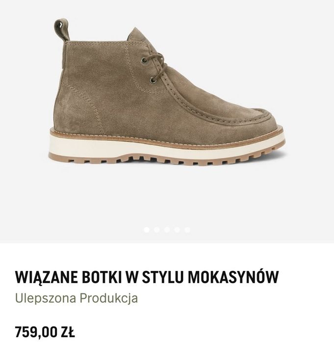 Marc O'Polo buty trzewiki r 41 nowe w stylu mokasynów trapery