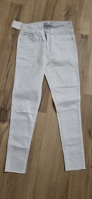Spodnie rurki jeansy ala Guess XS/S