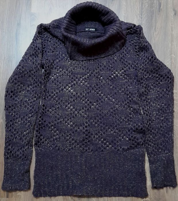 Fioletowy sweter