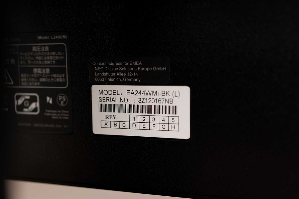 Monitor NEC EA244WMi