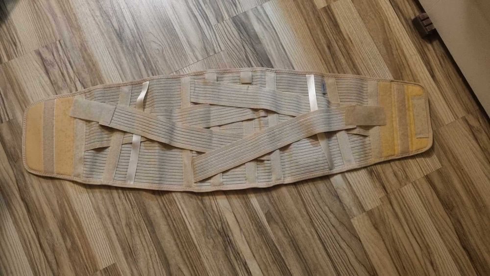 Orteza pleców lędźwiowych regulowane paski z tyłu Pas podtrzymujący XL